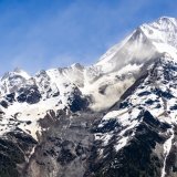 Le Petit Nesthorn et le glacier du Birch, au-dessus de Blatten